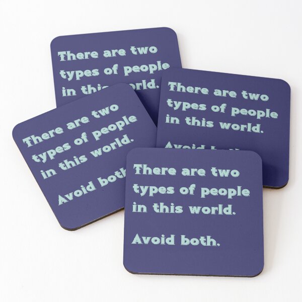 Item preview, There are two types of people in this world, avoid both designed and sold by HaggisVitae.