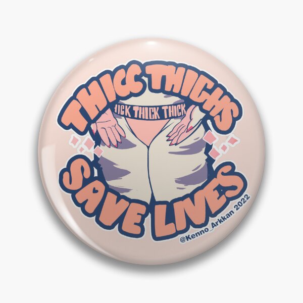 Item preview, Thicc thighs save lives designed and sold by My life with Fel's stickershop.