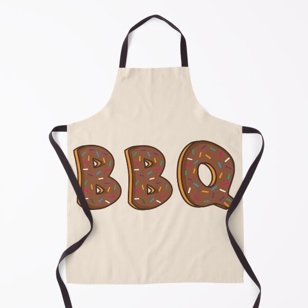 Item preview, BBQ Word Shaped Like Chocolate Donuts designed and sold by DonutsWords.