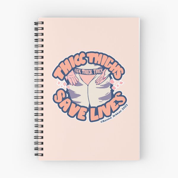 Item preview, Thicc thighs save lives designed and sold by My life with Fel's stickershop.