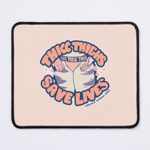 Item preview, Thicc thighs save lives designed and sold by My life with Fel's stickershop.