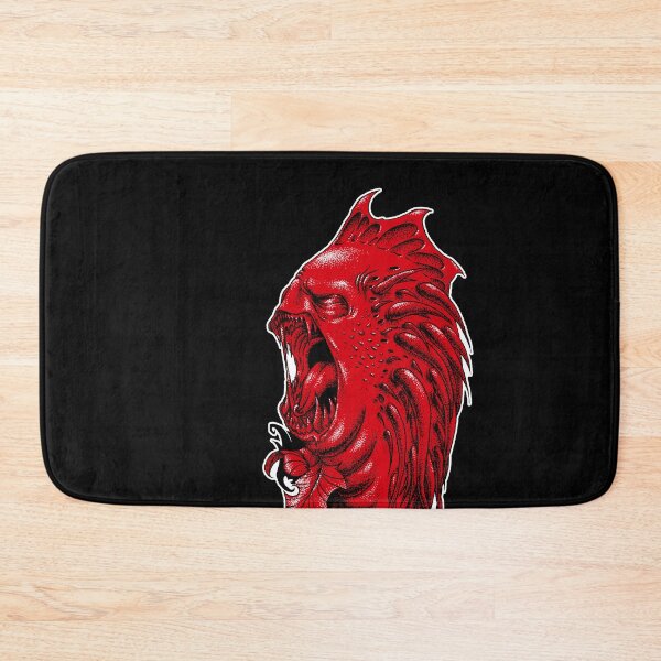 Item preview, Red Monster Tattoo Style Illustration designed and sold by Kamil Kowalski.