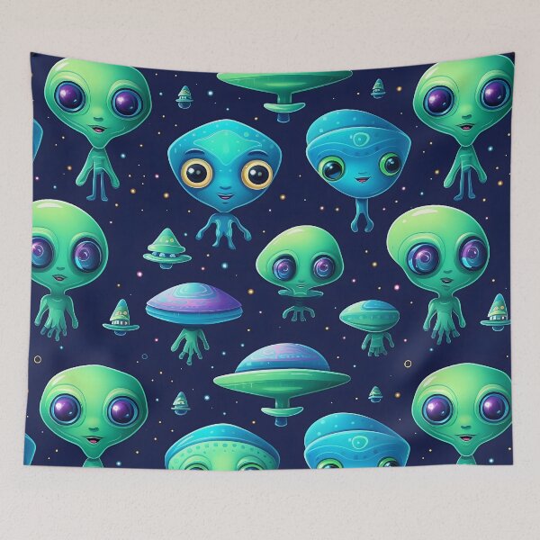 Item preview, Galactic Buddies Seamless Pattern designed and sold by imaginariumlab.