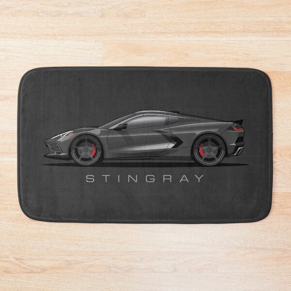Item preview, Chevy Corvette C8 Black Illustration designed and sold by blackdogshop.