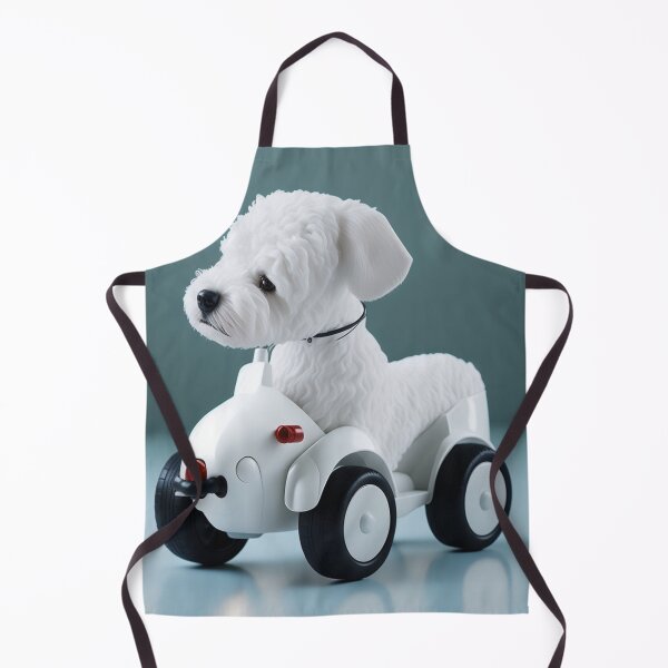 Item preview, dog on toy designed and sold by meskteka.