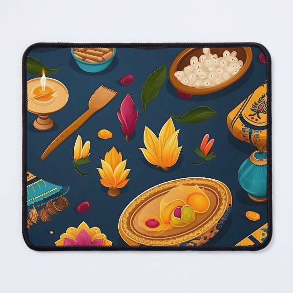 Item preview, Enchanting Indian Motif Seamless Pattern designed and sold by imaginariumlab.
