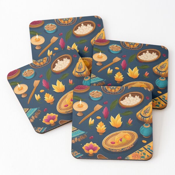 Item preview, Enchanting Indian Motif Seamless Pattern designed and sold by imaginariumlab.