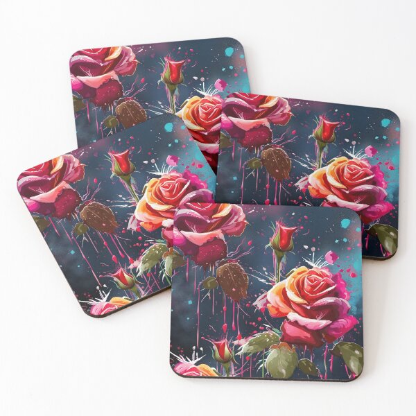 Item preview, Splash of roses art designed and sold by Jessysparkly.