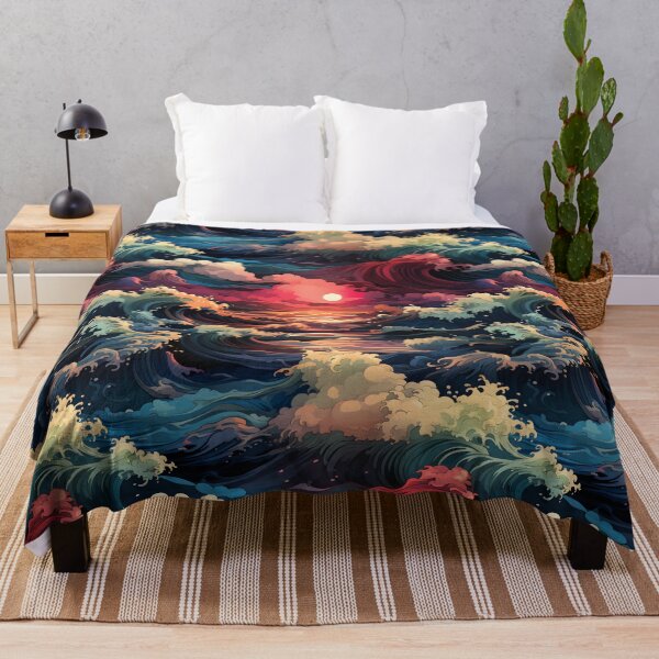 Item preview, Stormy sea at sunset designed and sold by enipra.