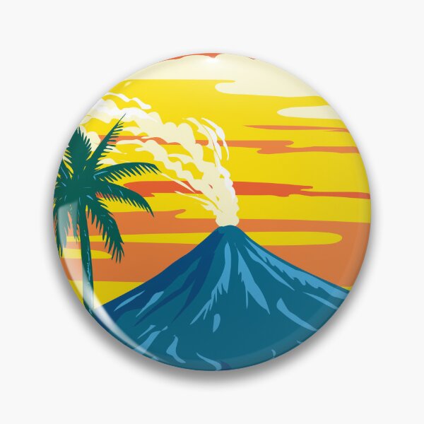Item preview, Mayon Volcano Natural Park in Bicol Region Luzon Philippines WPA Art Deco Poster  designed and sold by retrovectors.