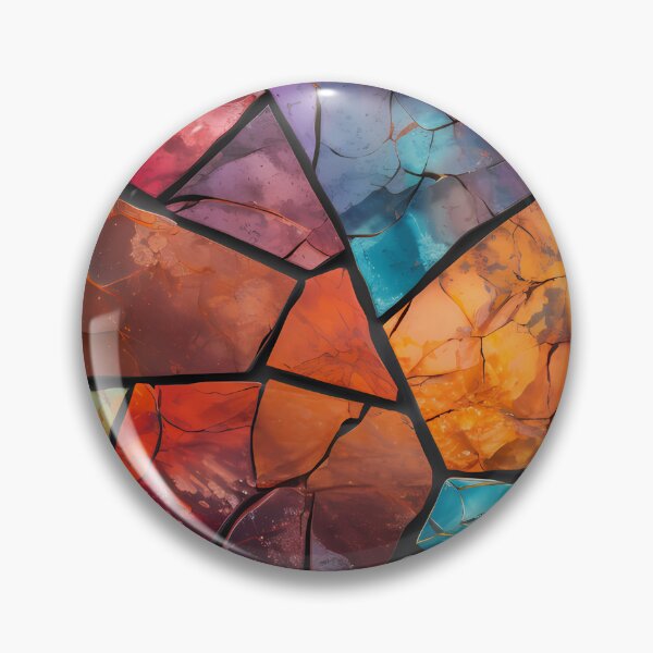 Item preview, pattern mottled bright vibrant tile designed and sold by tropicaltee.