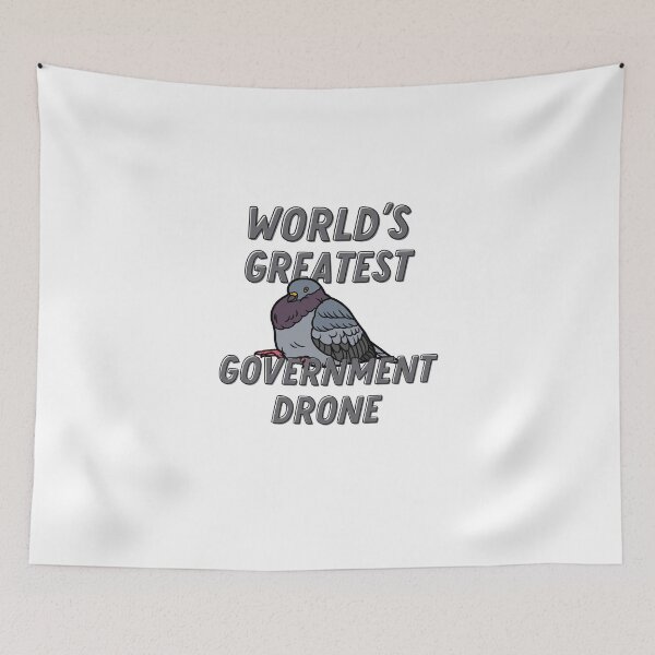 Item preview, world's greatest government drone pigeon spy  designed and sold by goblinbabe.