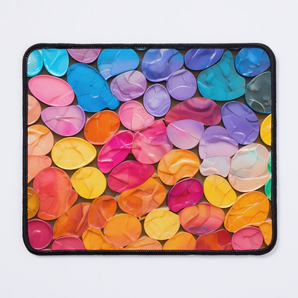Item preview,  pattern mottled bright vibrant tile designed and sold by tropicaltee.
