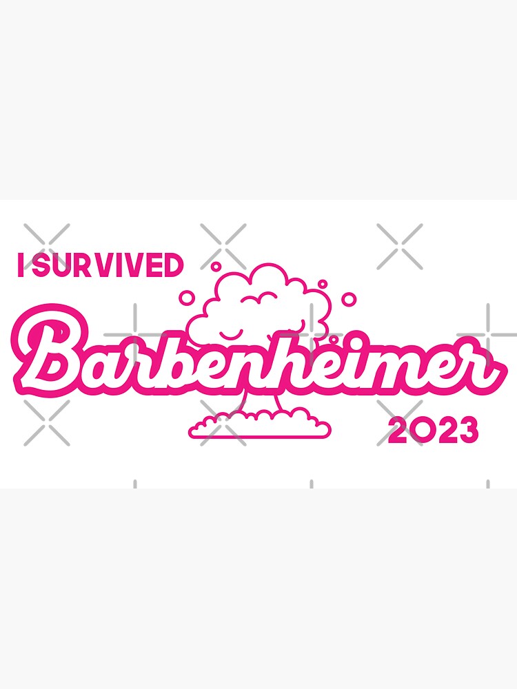 Discover I survived barbenheimer 2023 Bucket Hat