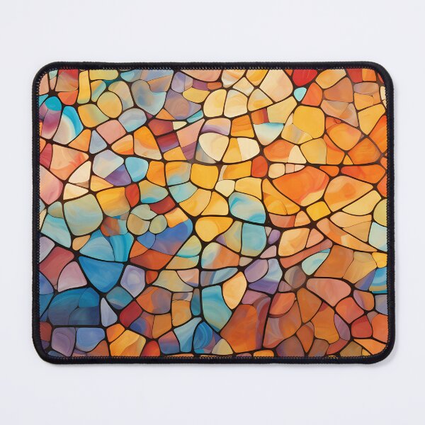 Item preview,  pattern mottled bright vibrant tile designed and sold by tropicaltee.