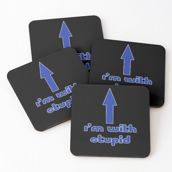 Item preview, I'm With Stupid - Joke - T-Shirt designed and sold by deanworld.