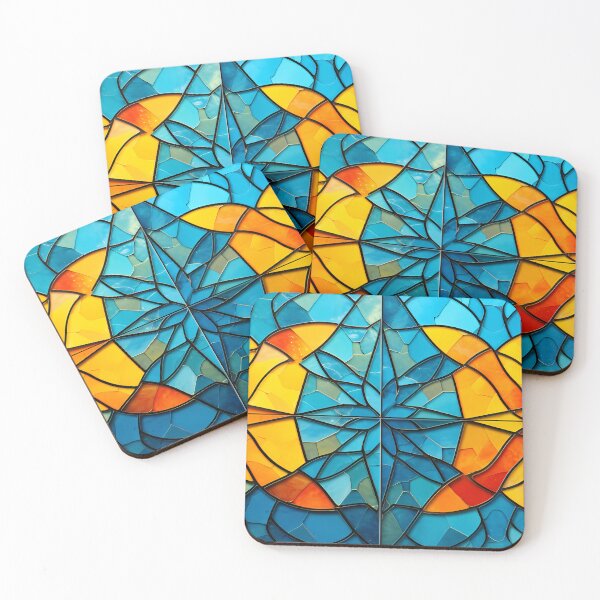 Item preview, pattern mottled bright vibrant tile designed and sold by tropicaltee.