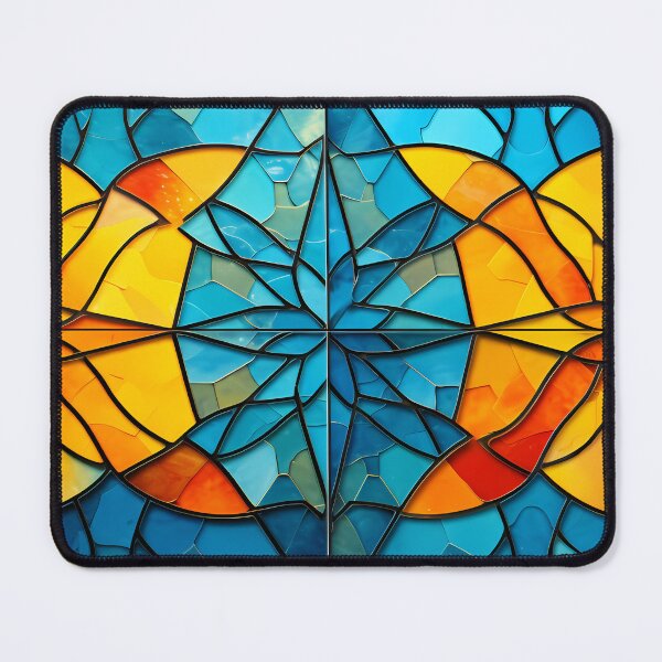 Item preview, pattern mottled bright vibrant tile designed and sold by tropicaltee.