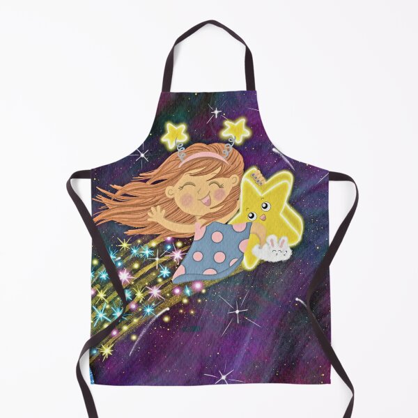 Item preview, Milky way Girl on a Shooting star designed and sold by SpiritedArtwork.