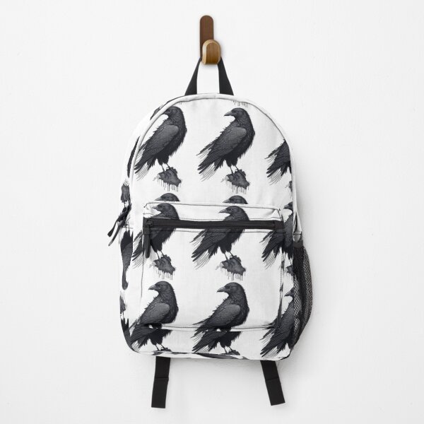Item preview, Elegant Raven Profile designed and sold by PrintifyWorld.
