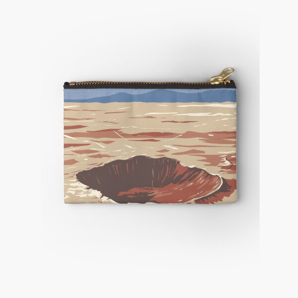 Item preview, Meteor Crater or Barringer Crater Coconino County Northern Arizona USA WPA Art Poster  designed and sold by patrimonio.
