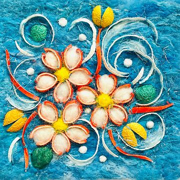 Artwork thumbnail, Fibre Blossoms by Ushma Sargeant Art