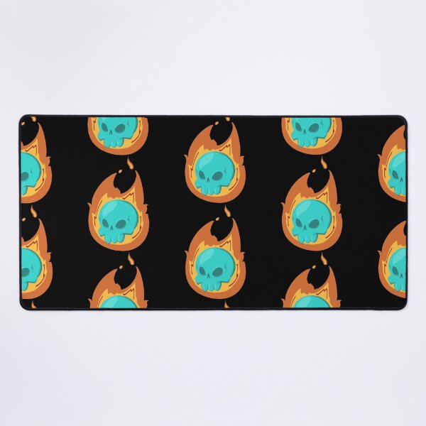 Item preview, Pop Art Flaming Skull designed and sold by MuseMavenDesign.