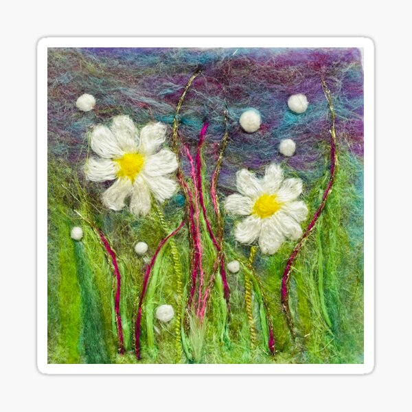Sparkle Daisies Sticker