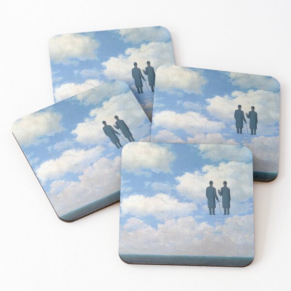 Item preview, rené magritte Merging Lightness and Symbolism art and gift for sales designed and sold by EditorArt.