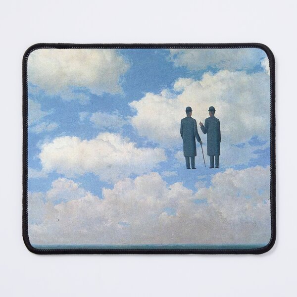 Item preview, rené magritte Merging Lightness and Symbolism art and gift for sales designed and sold by EditorArt.
