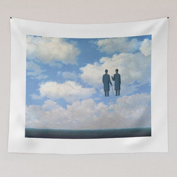 Item preview, rené magritte Merging Lightness and Symbolism art and gift for sales designed and sold by EditorArt.
