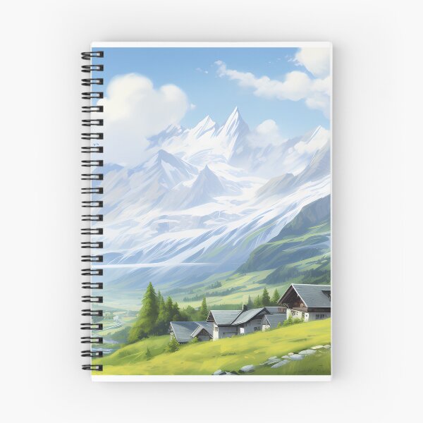 Item preview,  Impressionist painting charming swiss village  designed and sold by tropicaltee.