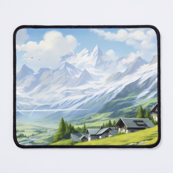 Item preview,  Impressionist painting charming swiss village  designed and sold by tropicaltee.