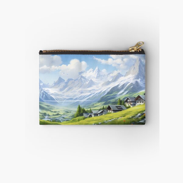 Item preview,  Impressionist painting charming swiss village  designed and sold by tropicaltee.