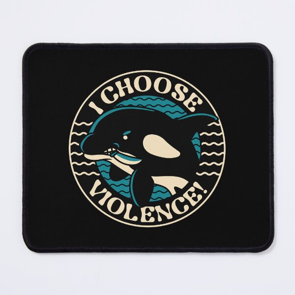 Item preview, Orca I Choose Violence Seal by Tobe Fonseca designed and sold by Tobe Fonseca®.
