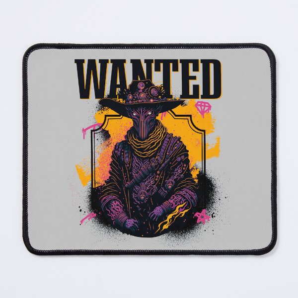 Item preview, Alien Outlaw Cowboy - Wanted designed and sold by AnAzArt.