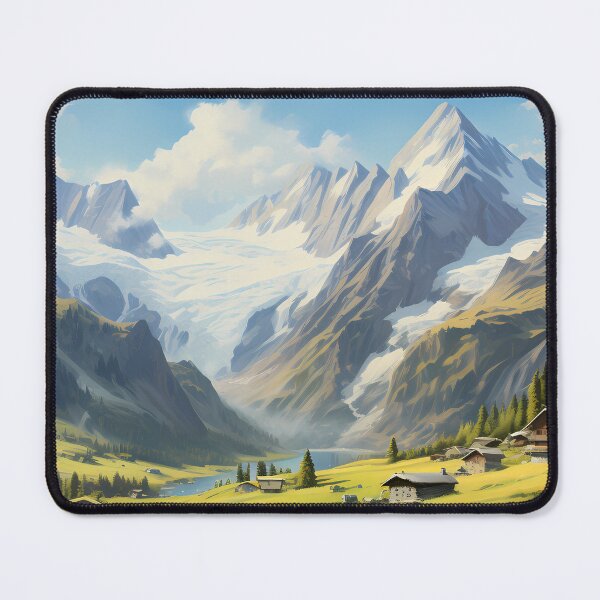 Item preview,  Impressionist painting charming swiss village  designed and sold by tropicaltee.