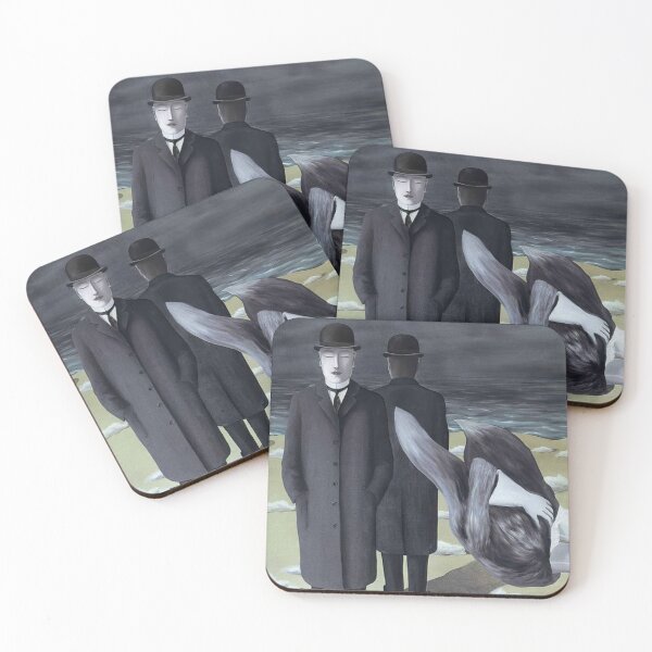 Item preview, rené magritte Merging Lightness and Symbolism art and gift for sales designed and sold by EditorArt.