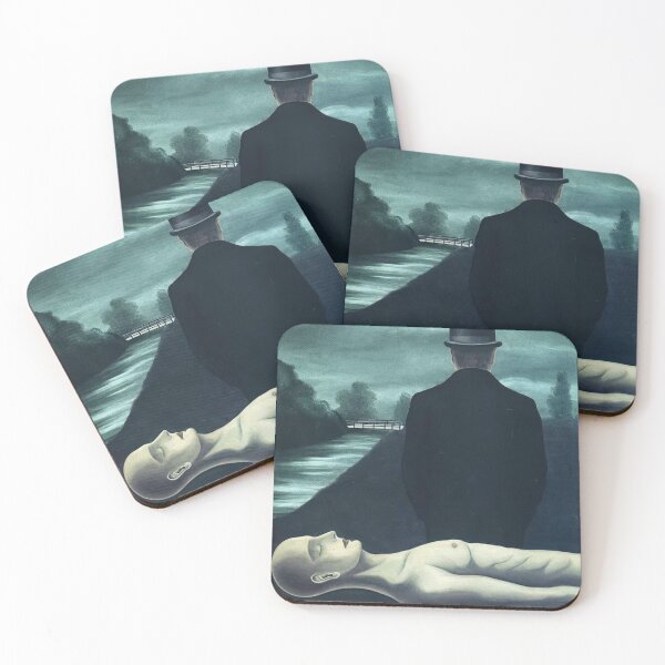 Item preview, rené magritte Merging Lightness and Symbolism art and gift for sales designed and sold by EditorArt.