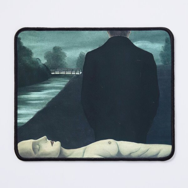 Item preview, rené magritte Merging Lightness and Symbolism art and gift for sales designed and sold by EditorArt.
