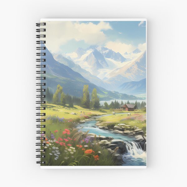 Item preview, Impressionist painting charming swiss village designed and sold by tropicaltee.