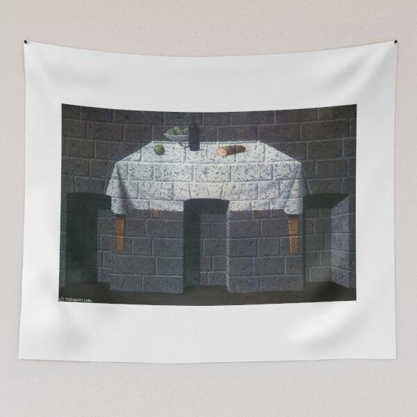 Item preview, rené magritte Merging Lightness and Symbolism art and gift for sales designed and sold by EditorArt.