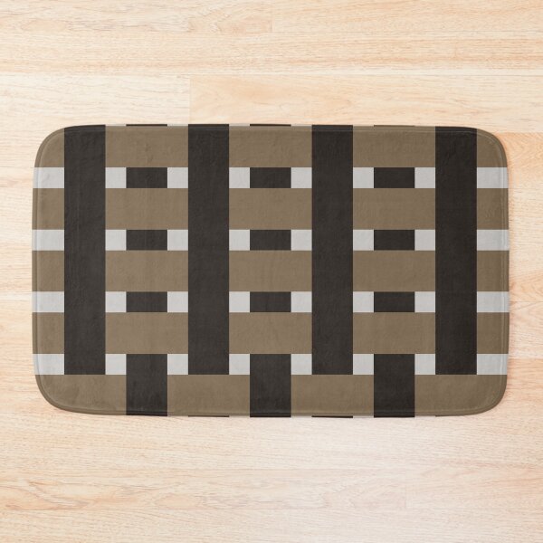Item preview, Fabric Weave Types #07 - Warp Rib Weave Irregular Pattern - Luxury Brown designed and sold by DesignCentrum.