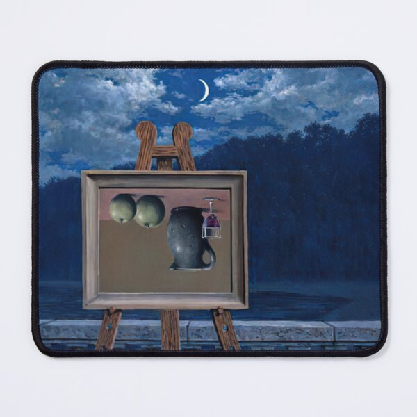 Item preview, rené magritte Merging Lightness and Symbolism art and gift for sales designed and sold by EditorArt.