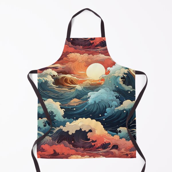 Item preview, Stormy sea at sunset designed and sold by enipra.
