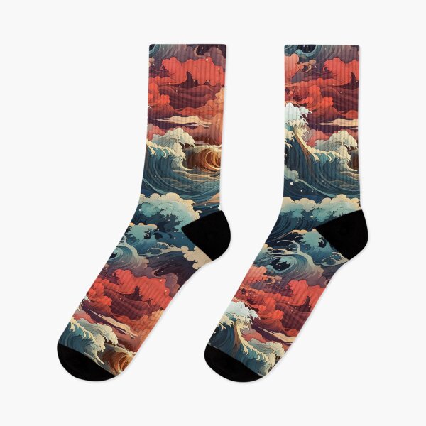 Item preview, Stormy sea at sunset designed and sold by enipra.