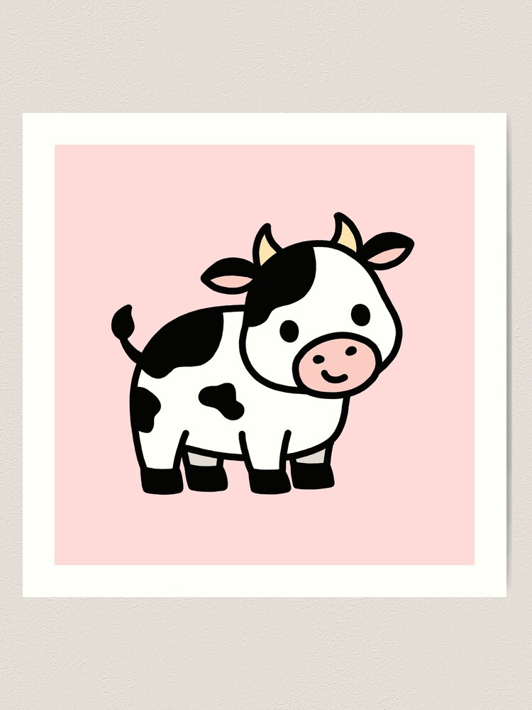 Lil bb cow speed draw #speeddraw #crayonart #cuteart #kidcoreart