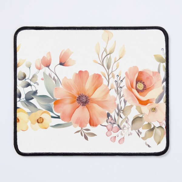 Item preview, Minimalism pastel flowers in the garden designed and sold by tropicaltee.