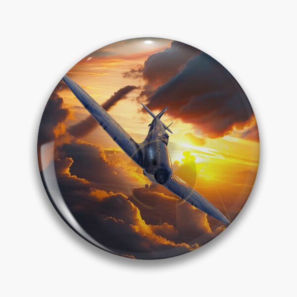 Item preview, Spitfire Aircraft in the Sunset Aircraft art designed and sold by CoolCarVideos.
