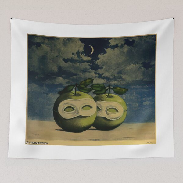 Item preview, rené magritte Merging Lightness and Symbolism art and gift for sales designed and sold by EditorArt.